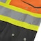 Pioneer Solid Vest w/Black Bottom, Orange, Large V1020251U-L/XL - alternate 2